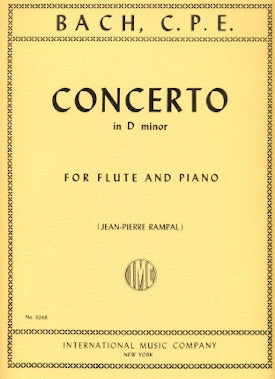 Flute Concerto in D minor (Flute and Piano)