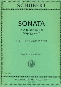 Sonata in A minor, “Arpeggione”, D 821 (Flute and Piano)