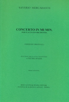 Concerto In E Minor (Flute and Piano)