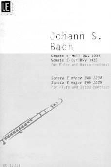 Flute Sonatas, BWV 1034 in E Minor & BWV 1035 in E Major (Flute and Piano)