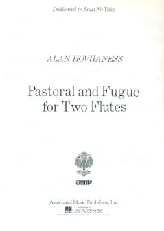 Pastoral and Fugue (Two Flutes)