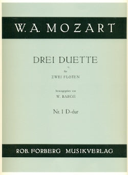 Duets (3) for Flutes: No. 1 in D Major