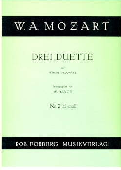 Duets (3) for Flutes: No. 2 in E Minor