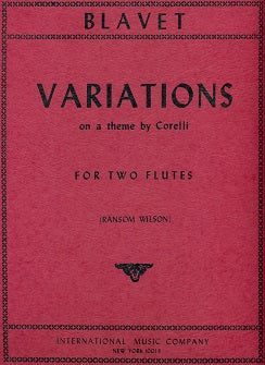 Variations on a Theme by Corelli (Two Flutes)