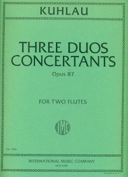 3 Grands Duos Concertants, Op. 87 (Two Flutes)