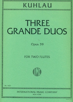 Three Grande Duos, Op. 39