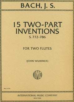 Fifteen Two-Part Inventions (Two Flutes)