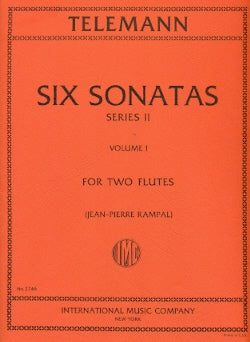 Six Sonatas, Series 2 - Volume 1 (Two Flutes)
