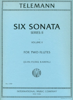 Six Sonatas, Series 2 - Volume 2 (Two Flutes)