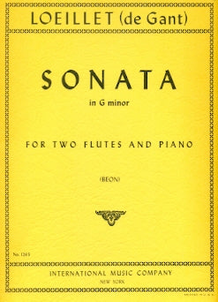 Sonata in G minor (Two Flutes)