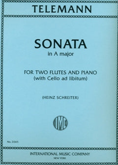 Sonata in A Major (Two Flutes)