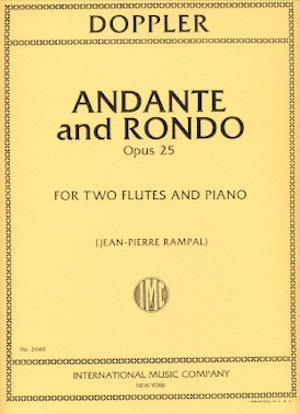 Andante and Rondo, Op. 25 (Two Flutes and Piano)