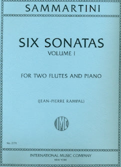 Six Sonatas, Volume 1 (Two Flutes)