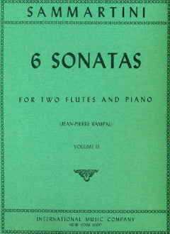 Six Sonatas, Volume 2 (Two Flutes)
