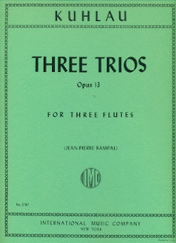 Three Trios, Op. 13 (Three Flutes)
