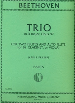 Trio in D Major, Op. 87 (Two Flutes and Alto Flute/Viola/Clarinet)