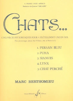 Chats (4 flutes)