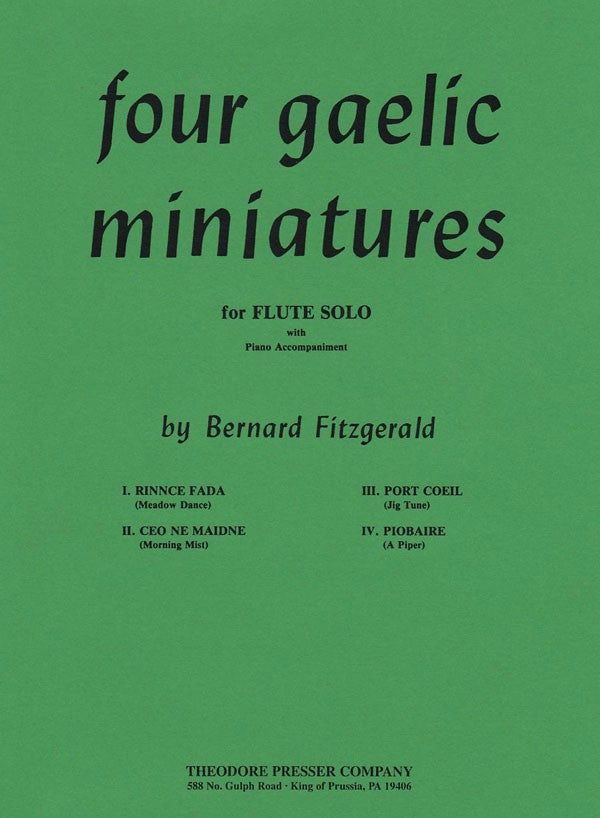 Four Gaelic Miniatures (Flute and Piano)