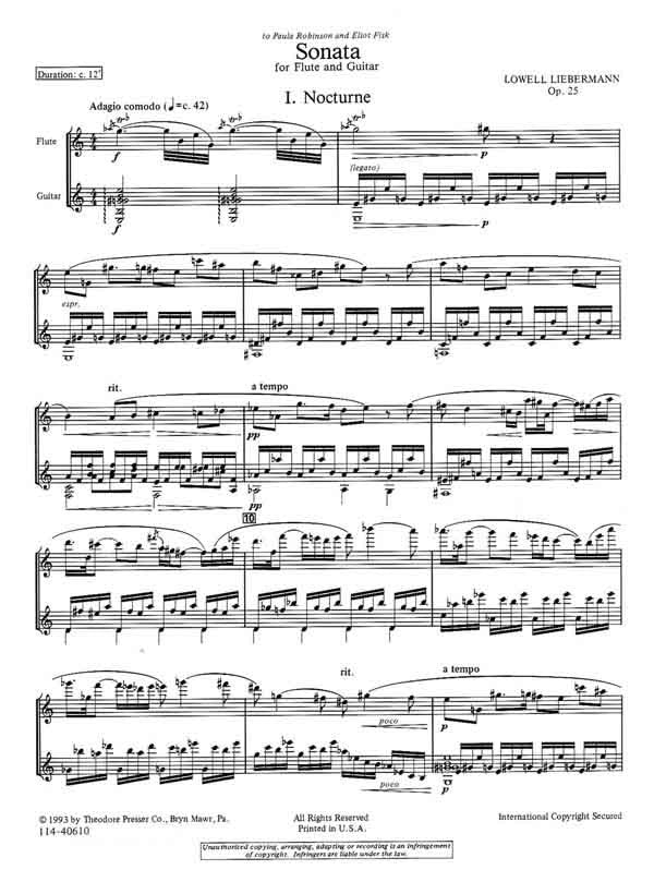 Sonata, Op. 25 (Flute and Guitar)