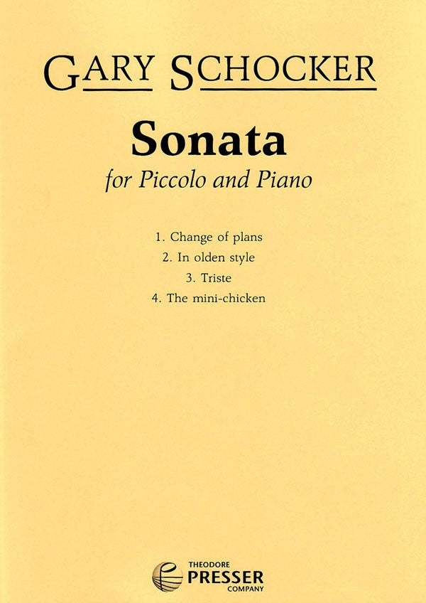 Sonata No. 1 (Piccolo and Piano)