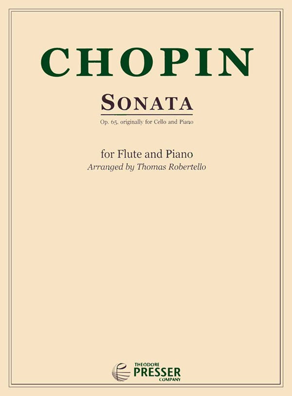 Sonata, Opus 65 (Flute and Piano)
