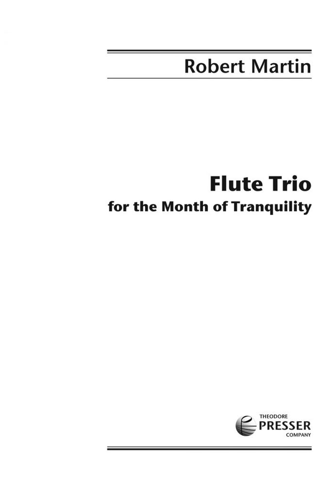 Flute Trio for the Month of Tranquility (3 Flutes)