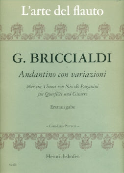Andantino con Variazioni (on Paganini) (Flute and Guitar)