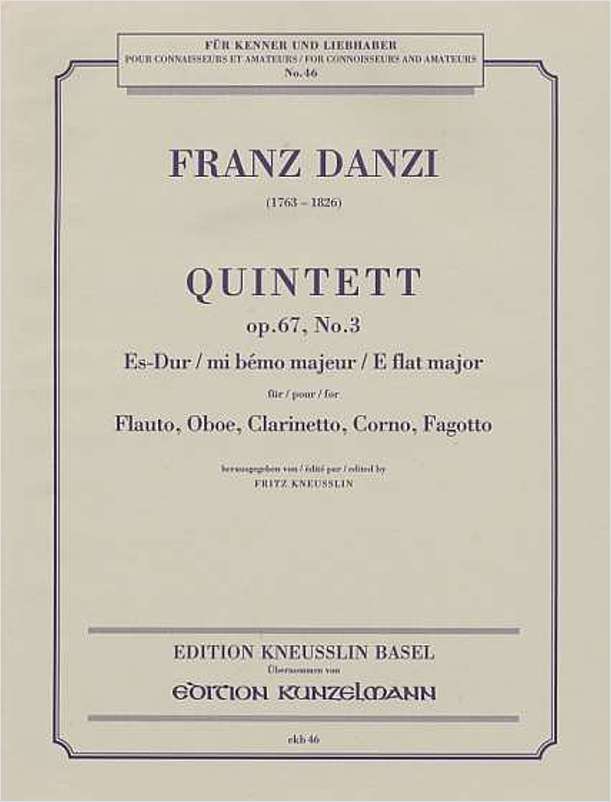Quintett Op. 67, No. 3 in E-flat Major (Wind Quintet)