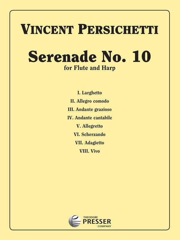Serenade No. 10, Opus 73 (Flute and Harp)