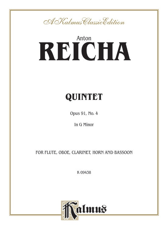 Quintet Op. 91 No. 4 (Woodwind Quintet)