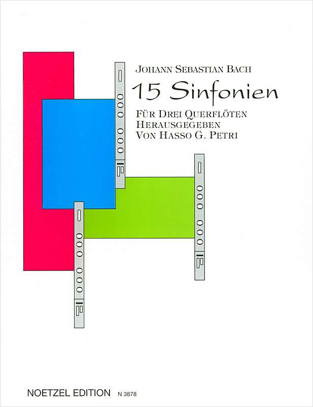 15 Sinfonien; BWV 787-801 (Three Flutes)