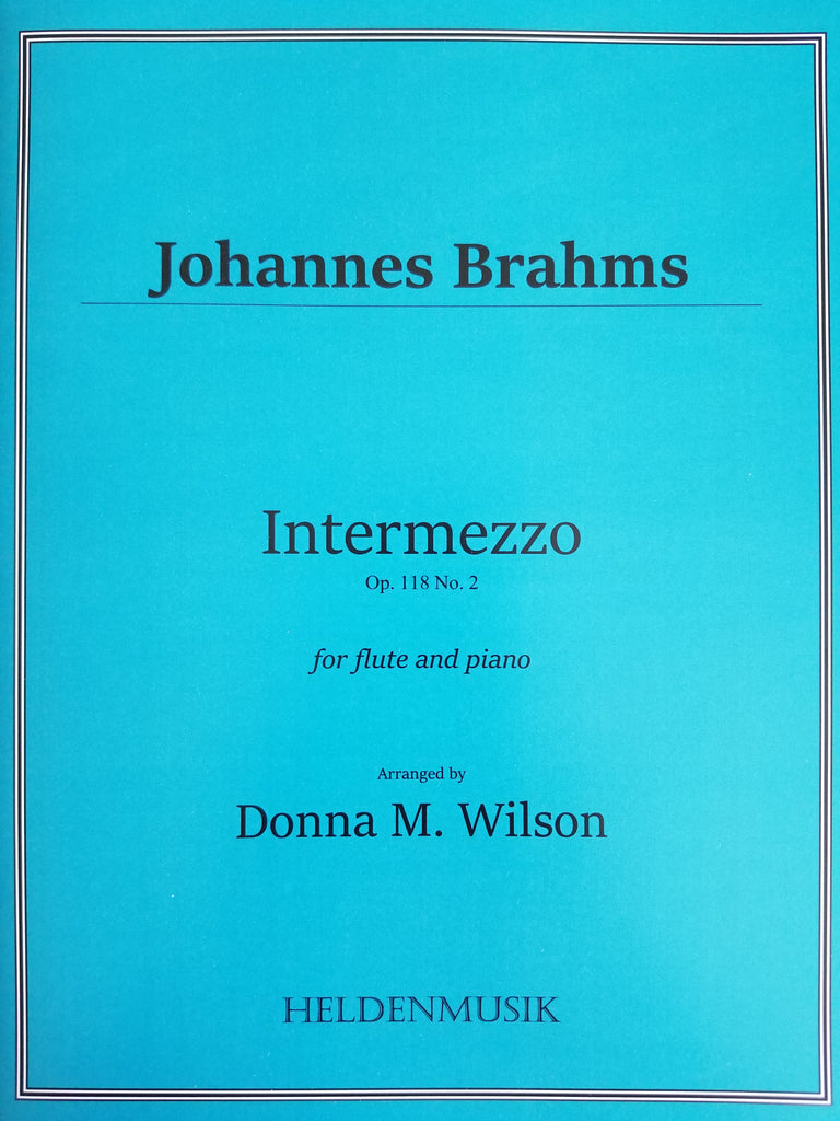 Intermezzo Op. 118, No. 2 (Flute and Piano)