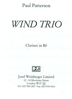 Wind Trio, Op. 4 (Mixed Woodwinds)