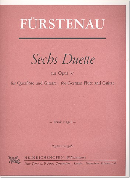 Duets (6) from Op. 37 (Flute and Guitar)
