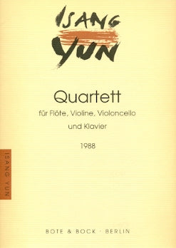 Quartet for Flutes (1986) (Performance Score)