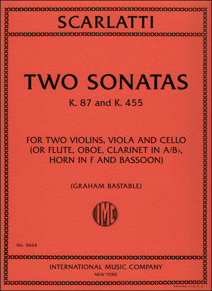 Two Sonata K. 87 and K. 455 (Flute and Winds)