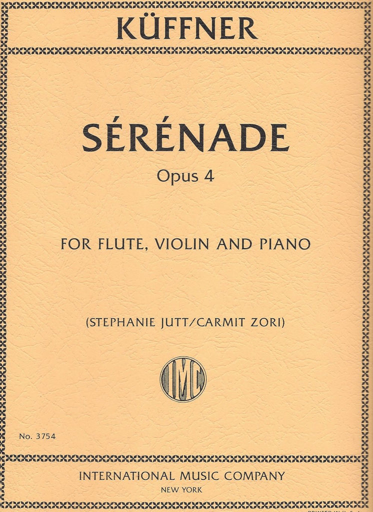 Sérénade, Opus 4 (Flute, Violin, and Piano)