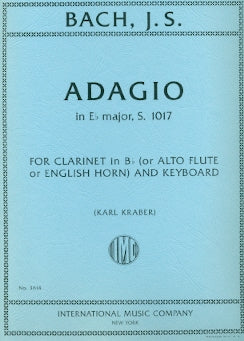 Adagio in E-Flat Major, BWV1017 (Alto Flute and Piano)