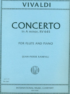 Concerto in A minor, RV 445 (Piccolo and Piano)