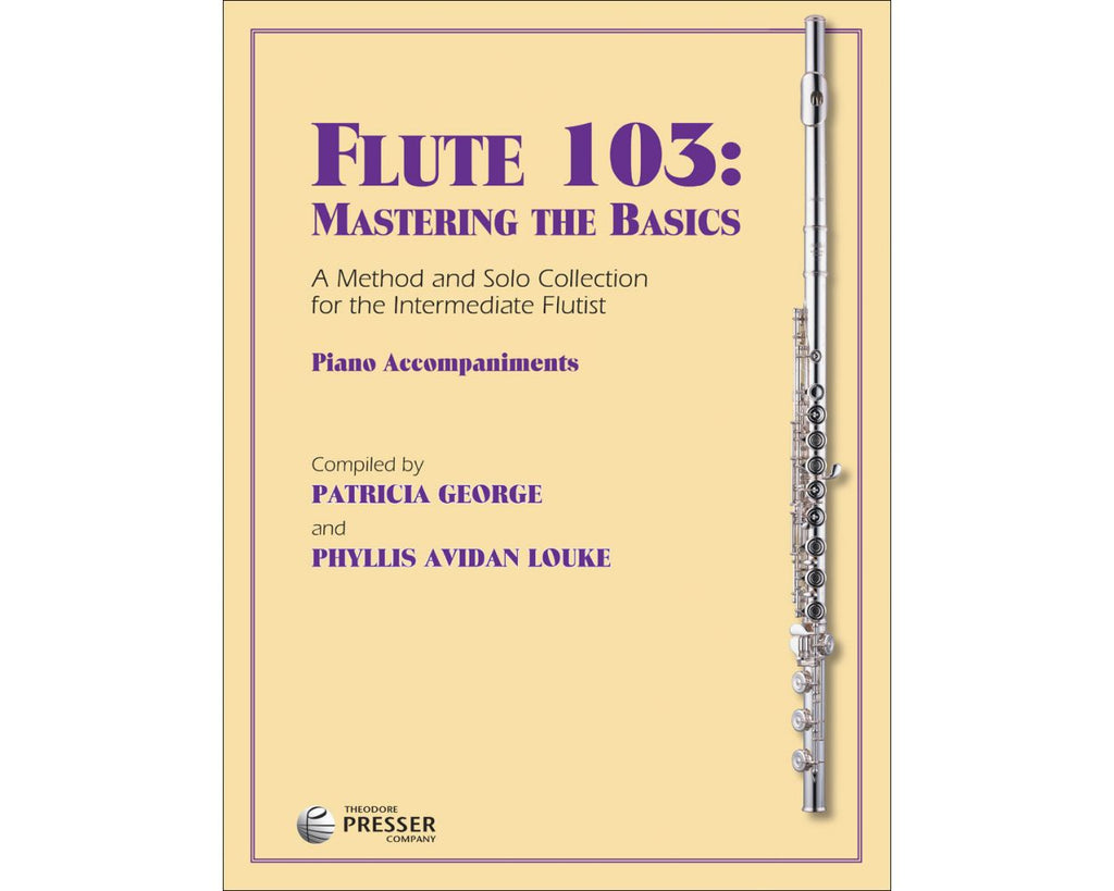 Flute 103, Piano Accompaniments Only (Studies and Etudes)