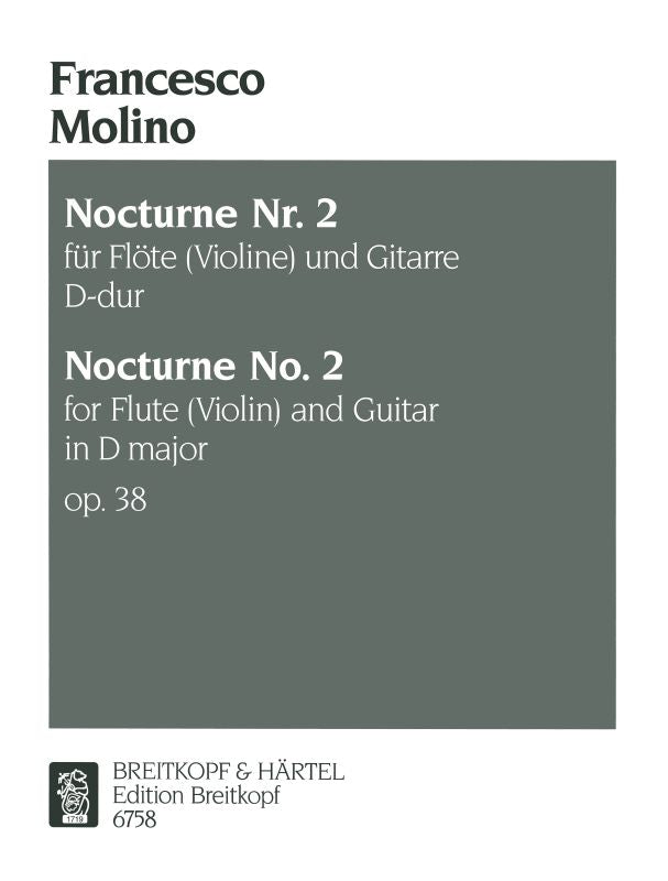 Nocturne No. 2 in D major Op. 38 (Flute and Guitar)
