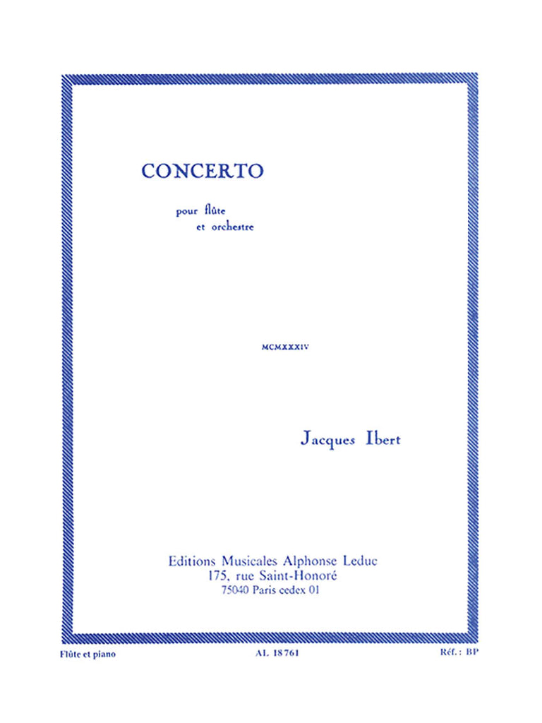 Concerto for Flute and Orchestra (Flute and Piano)