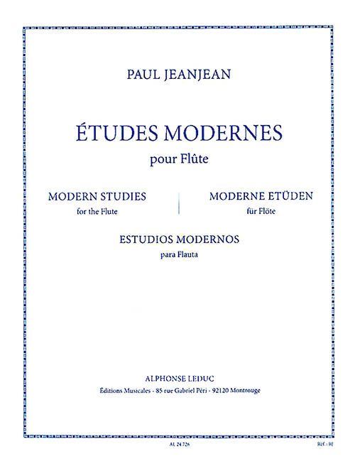 Modern Studies for the Flute