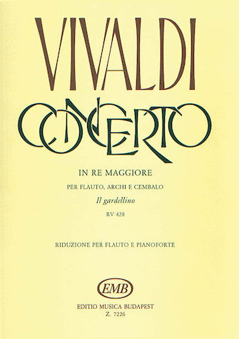 Concerto in D Major for Flute Strings and Basso Continuo “Il Gardellino” Op.10 No.3, RV428 (Flute and Piano)