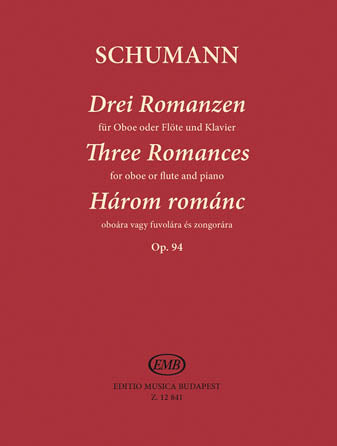 Three Romances Op. 94 (Flute and Piano)