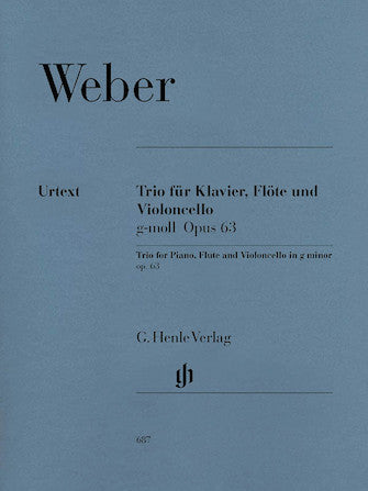 Trio in G minor Op. 63 (Flute, Cello, and Piano)