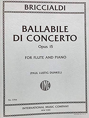 Ballabile Di Concerto, Opus 15 (Flute and Piano)