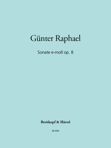 Sonata in E minor, Op. 8 (Flute and Piano)