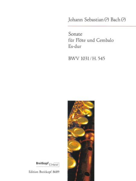 Sonata in E-flat major, BWV 1031 - Urtext (Flute and Piano)