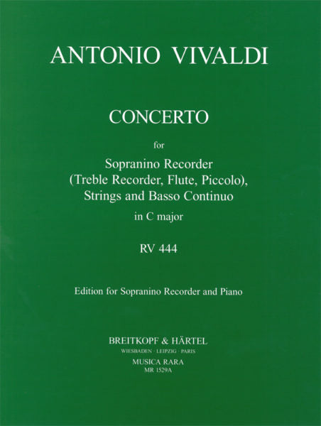 Concerto in C major, RV 444 (Flute and Piano)